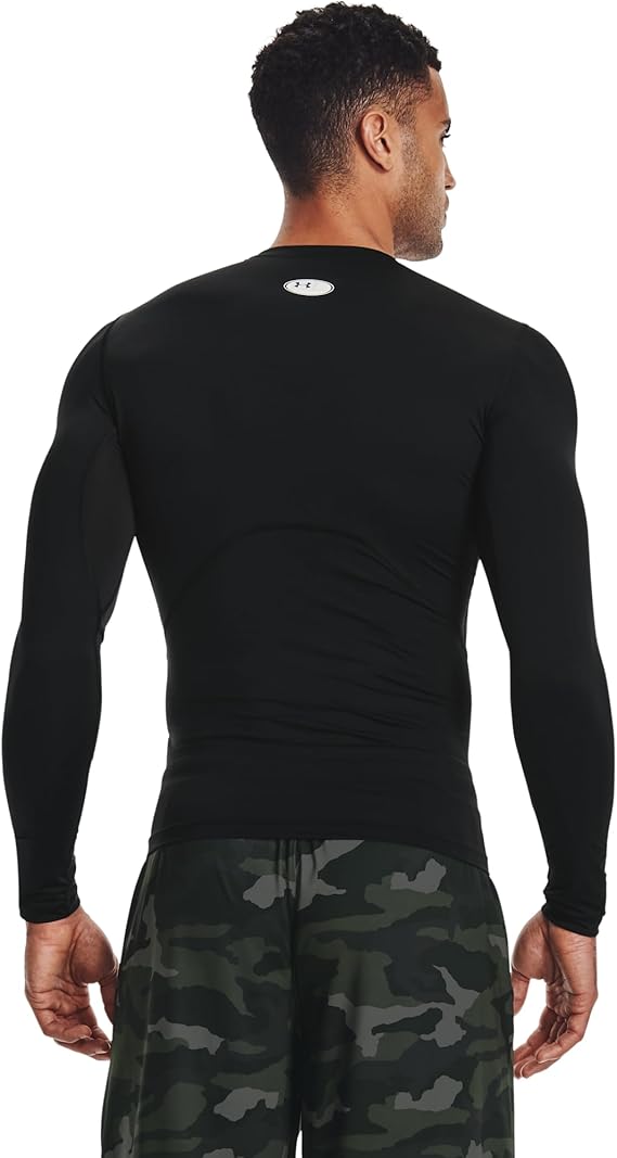 Under Armour Men’s HeatGear Compression Long Sleeve T-Shirt - Image 4